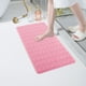 thumbnail image 4 of Alfombrilla antideslizante para ducha, rectangular, con ventosa, para masaje de pies, resistente, impermeable, lavable, para baño y cocina, plegable y portátil, de goma., 4 of 9