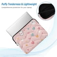 thumbnail image 2 of FORMRS 15-15.6 inch Laptop Sleeve Case Soft Carrying Quilted Computer Bag Cover, Love in The Air, 2 of 7