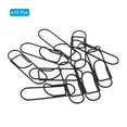 thumbnail image 3 of Uxcell 2" Clip de metal para bolígrafo, soporte para bolígrafo, clip para lápiz, soporte para bolígrafo para cuadernos, paquete de 10 en negro, 3 of 6