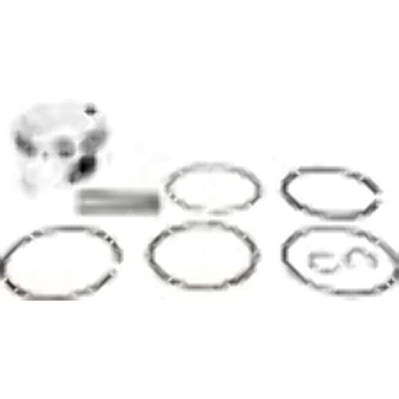 Wiseco 4670M06750 Piston Kit - 0.50mm Oversize to 67.95mm, 9.3:1 Compression