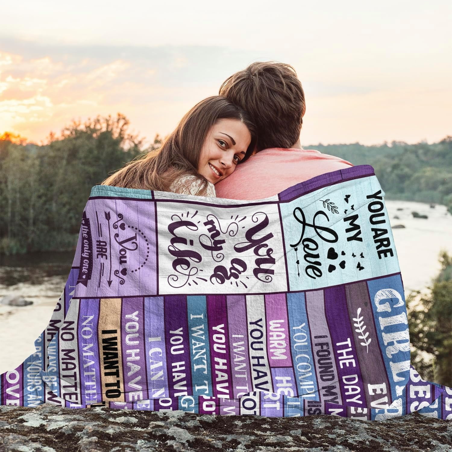 Gifts for Girlfriend, Girlfriend Mothers Day Blanket Gifts Girlfriend Birthday Gifts, Romantic Girlfriend Gifts from Boyfriend, Girlfriend Gift Ideas, for Girlfriend