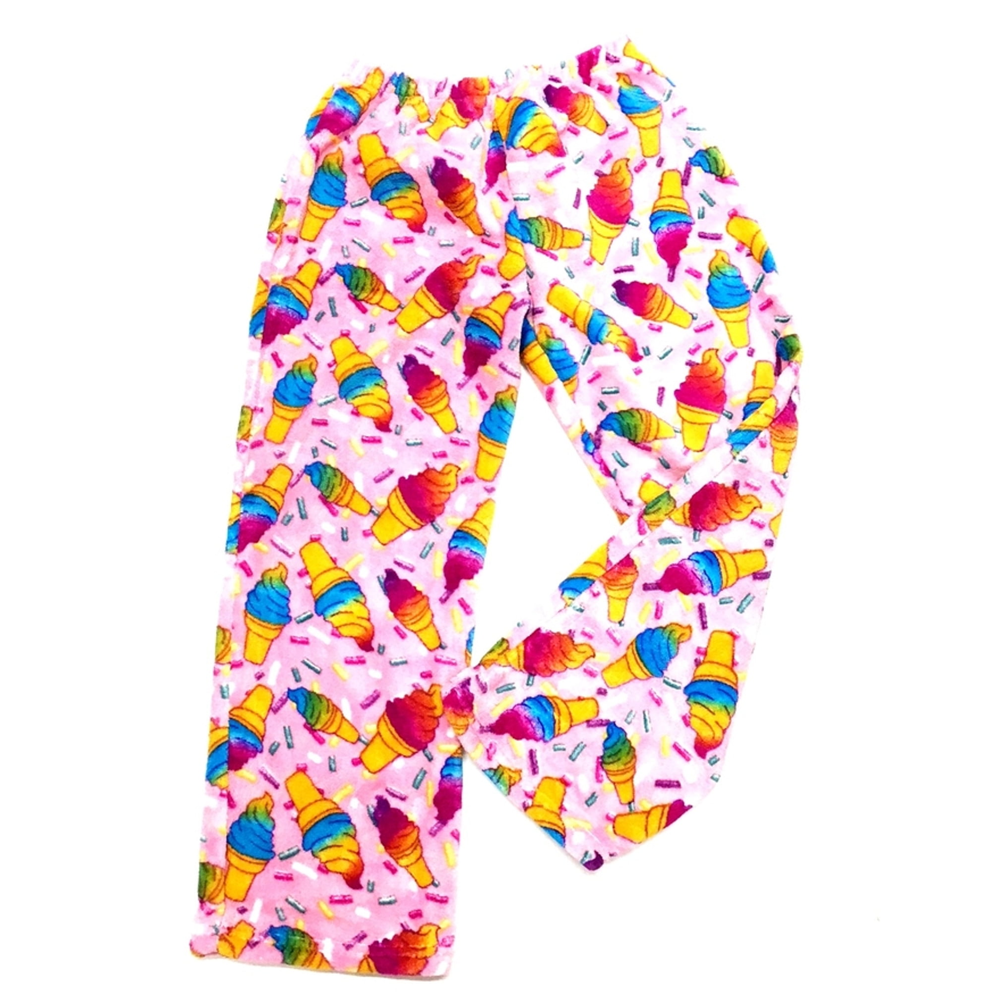 Confetti and Friends Girls Fuzzy Plush Pants Pajama Bottoms Girls