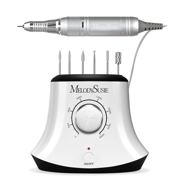 Taladro eléctrico para uñas MelodySusie 30000 RPM con pedal