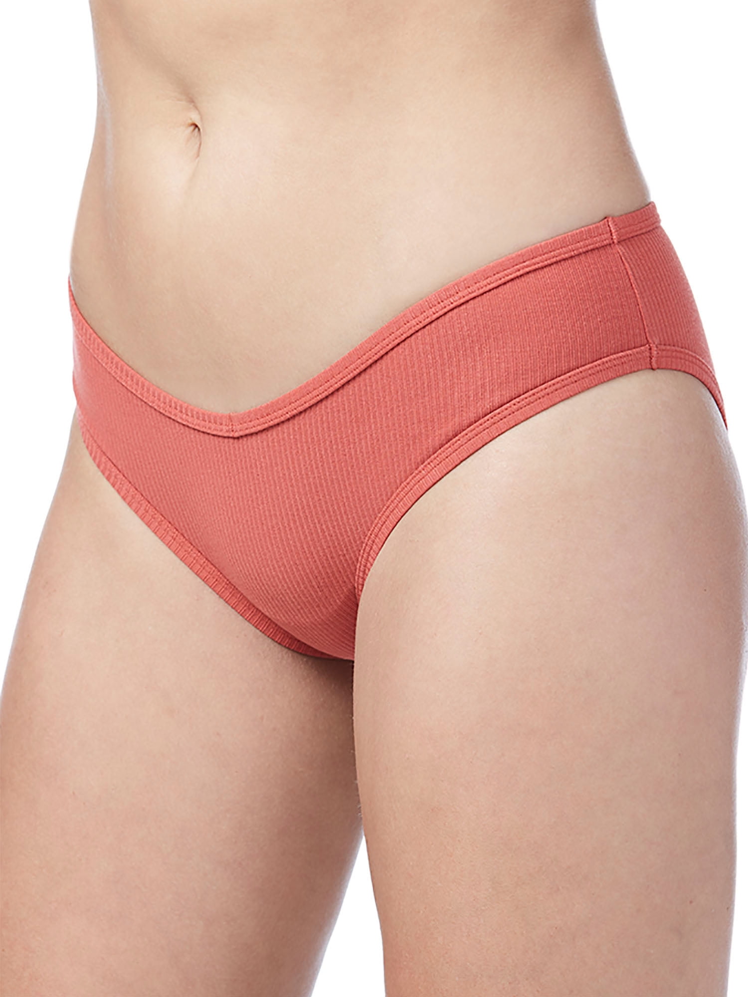 No Boundaries Women's Cotton Jersey Cheeky Panties, 5-Pack
