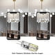 thumbnail image 4 of G4 LED Light Bulb, 12V 2W Equivalent 20W Halogen Bulb, Cool White 6000K, 180LM, Flicker Free, Not Dimmable, Pack of 10, 4 of 5