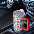 thumbnail image 6 of Christmas 40oz Tumbler– Stainless Steel Insulated Tumbler with Handle and Straw, Large Capacity Travel Cup for Hot & Cold Drinks, 6 of 7