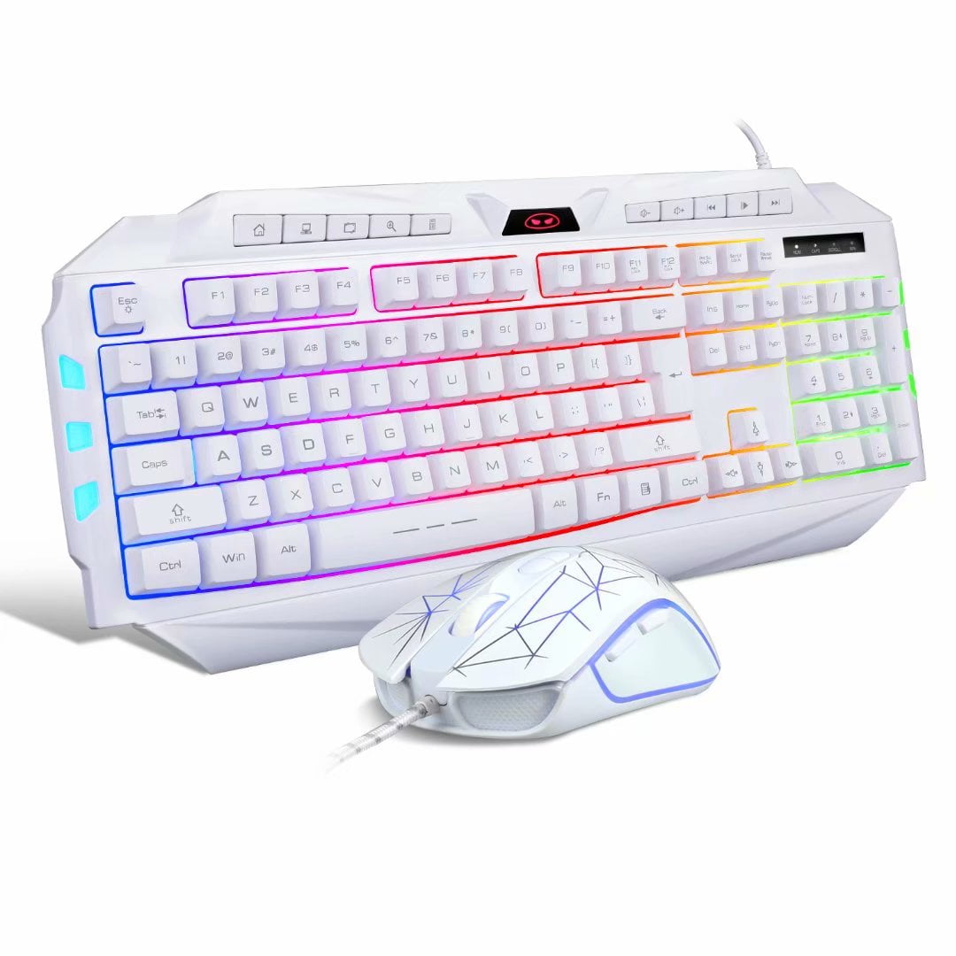 Белые Игровые Клавиатуры С Подсветкой Купить