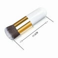 thumbnail image 2 of RUNha Flat Top Foundation Brush for Seamless Blending of Powder, Soft Synthetic Bristles, Makeup Tool for Face Contouring, Makeup Brushes, 2 of 3