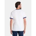thumbnail image 3 of Disney Grumpy Men's Happy Face Graphic Ringer Tee, 3 of 5