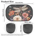thumbnail image 7 of Yuyamidu Dragonfly Auto Window Sunshades Flower Car Window Shades Easy to Install Car Window Sun Shades 2 Piece Sunshade for Car Window Baby Block UV Ray, Lighting and Glare, 7 of 7