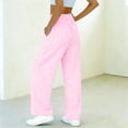 thumbnail image 6 of Cutuoiiu Women Gingham Print Smocked High Waist Wide Leg Pants with Pockets Casual Plaid Trousers Gifts, 6 of 6
