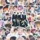 thumbnail image 4 of (Bulletproof Youth League) 100pcs Boys Group Stickers for Teens Journal Cute Cartoon Mixed Pack Stickers,Waterproof Vinyl Decals for Laptops Computer Scrapbook Phone Bumper Pad, 4 of 5