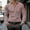 #252-Wine, variant on Handshe Men's Casual Long Sleeve Shirts, Fashionable Striped Plaid Design Button-Down Collar Shirt with Button Pockets for Office Casual and Daily Outfit