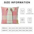 thumbnail image 5 of Shiartex  Pink Christmas Throw Pillow Covers Striped Buffalo Xmas Trees Gifts Let it Snow Snowflake Winter Farmhouse Holiday Cushion Cases for Home Outdoor Sofa Couch Decor，Multi-Size, 5 of 5