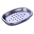 thumbnail image 5 of WHAMVOX Stainless Steel Soap Dish with Double Layer Drainage for Bathroom Kitchen Silver, 5 of 8