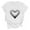White, variant on Riecok Valentines Day Shirts Women Plus Size Crewneck Love Graphic Tee Short Sleeve Summer Comfy Casual Short Sleeve Tops Gray XL