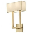 thumbnail image 3 of Meyda Tiffany 211520 Quadrato 2 Light 18" Tall Wall Sconce - Brass, 3 of 3