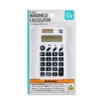 thumbnail image 3 of (3 pack) Pen+Gear Basic 8-Digit Handheld Calculator, Portable Solar Calculator, White, 3 of 8