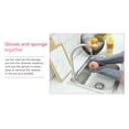 thumbnail image 3 of Dish Washing Pet Grooming Silicone Rubber Scrubber Cleaning Purple Color 2 in 1, 3 of 7