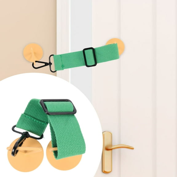 LOLIPPYY 1Pcs Green Cloth Door Strap 30X5X5CM for Pet Owners and Adjustable Door Limiting
