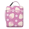 thumbnail image 5 of Strawberry Lunch Box Insulated Lunch Bag Box Women Men Reusable Cute Small Bento Lunch Box Containers for Commuters Cooler Tote Bag Lunchbox for Office School Picnic, 5 of 6