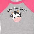 thumbnail image 4 of Inktastic Cow You Doin'? Cute Cow Boys or Girls Baby Bodysuit, 4 of 5