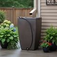 thumbnail image 2 of Algreen Madison Rain Barrel, 49 Gallon, Brownstone Resin, 2 of 9