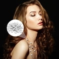 thumbnail image 4 of 150 cuentas espaciadoras de cristal de 0,24 pulgadas/6 mm, cuentas espaciadoras de diamantes de imitación de cristal brillante, cuentas de cristal sueltas redondas planas para decoraciones de joyería, 4 of 7