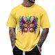 thumbnail image 1 of Tops para hombre, blusas y camisas de manga corta con cuello redondo para hombre, camisetas casuales con estampado de moda para hombre, blusa de manga corta, blusa de poliéster para hombre., 1 of 5
