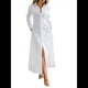 thumbnail image 1 of Vestidos Camiseros para Mujer, Casuales, de Larga, con Botones y Maxivestidos S, 1 of 7
