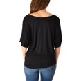 thumbnail image 3 of Lyss Loo Contemporary Dolman Sleeve Top, 3 of 5