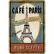 thumbnail image 1 of Placa Metal Vintage Francia Torre Eiffel Pintura Hierro Rectangular 20x30cm, 1 of 9