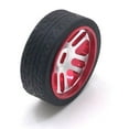 thumbnail image 3 of RC Car Trunk Tires Wheel Rims Spare Parts Rubber Tires Accessory for 284131 RC Truck Car Parts Replacement rojo CUTICAT Neumáticos de neumáticos de coche RC, 3 of 7
