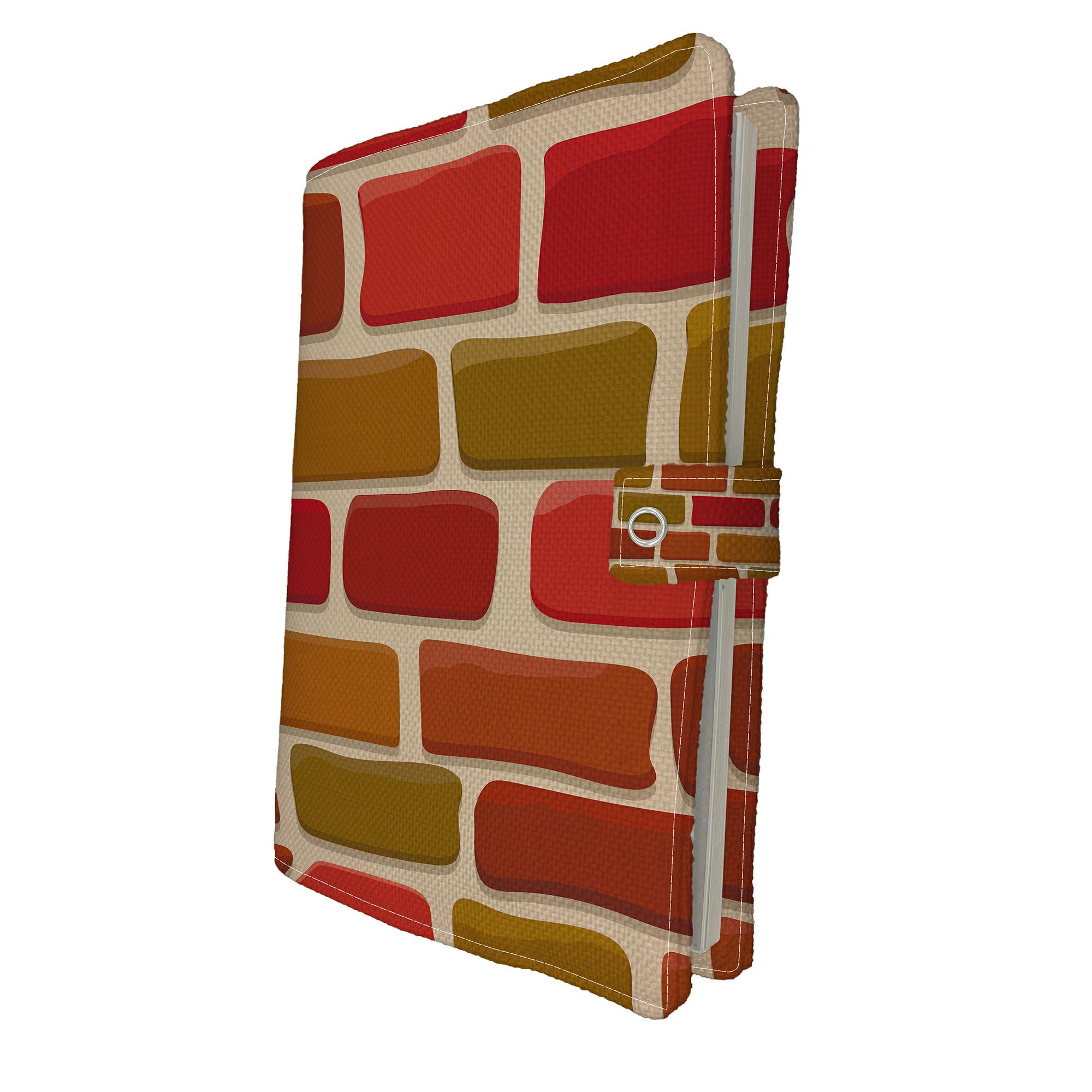 ECZJNT Texture Cartoon Brick Wall Book Cover Book Protector Book Sleeve