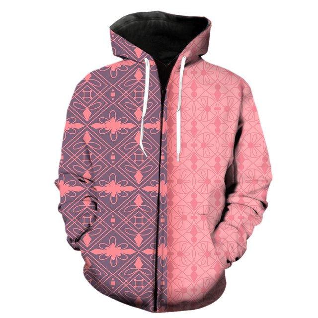 Sudadera con capucha y cremallera con estampado abstracto para hombre, estilo hip hop, de gran tamaño, genial para adolescentes, unisex, ropa de calle, tops de primavera, estilo Harajuku, divertida mo