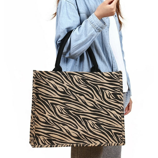 Zebra print hotsell tote bag