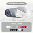 thumbnail image 3 of Manta puredown® Soft Feather Down® de 50 x 70 cm, color gris plateado, 3 of 6
