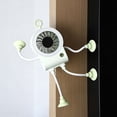 thumbnail image 4 of KTTECTOA USB Rechargeable Suction Cup Fan Portable Mini Fan with Digital Speed Display Adjustable Wind Quiet Coolings for Kitchen Office Bathroom Clearance Room Decor Canada Days Living Room Decor, 4 of 6