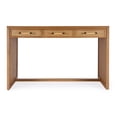 thumbnail image 5 of Butler Specialty Company Mesa Cane And Wood 3-Drawer Writing Desk - Brown, 5 of 5