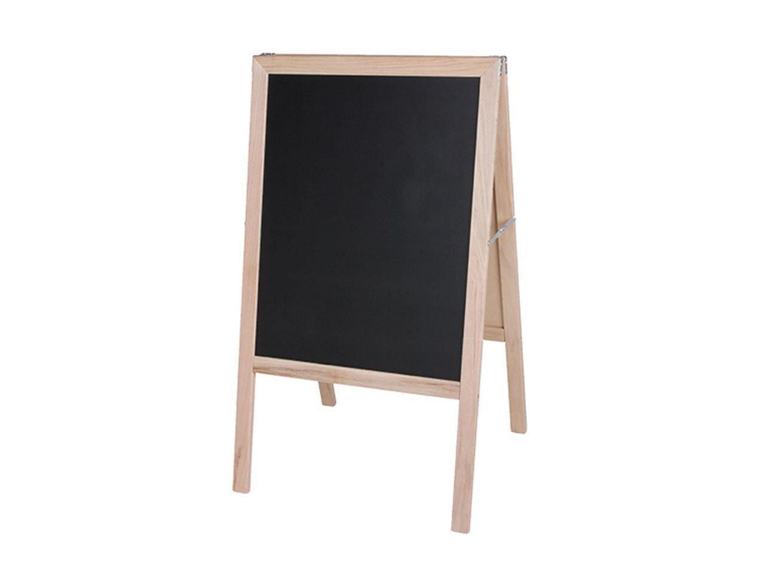 Crestline Products Natural White Dry Erase Black Chalkboard Marquee Easel, 42 Inch x 24 Inch