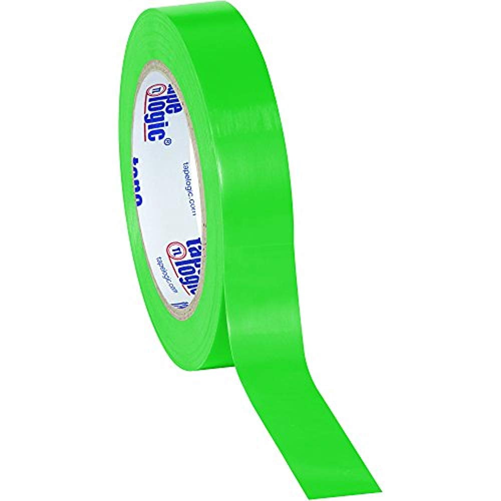 Tape Logic Green Solid Vinyl Safety Tape 1" x 36 Yard Roll (48 Roll/Case)