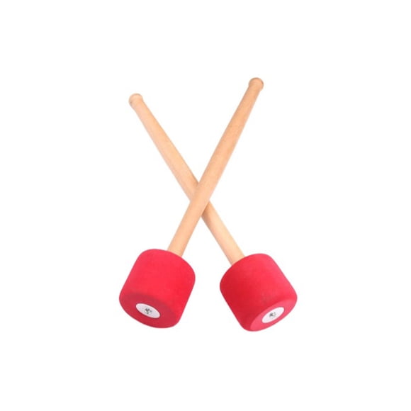 Greeniant 2 piezas Snare Drum Stick reemplazo Drummer Band portátil mango de baqueta mazo instrumento Musical equipo de percusión Accesorios para instrumentos musicales Rojo Greeniant OD028471-01