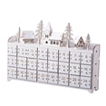 thumbnail image 2 of Christmas Advent Calendar 24 Day Drawers Handmade 15x10.6x2inch White Color, 2 of 9
