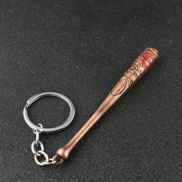 kurtrusly Baseball Ring Bat For Men Bat Shape Key Men Solid Workmanship Stick Baseball Alloy Key For Baseball Keychain K516