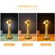 thumbnail image 5 of Lámpara de mesa Irfora LED Lámpara de escritorio decorativa USB Recargable Control táctil Cuidado de los ojos Lámpara de mesita de noche artística para el dormitorio Sala de estar Sala Irfora Lámpara de mesa, 5 of 5