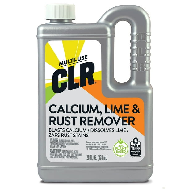 CLR Calcium Lime and Rust Remover, MultiUse Household Cleaner, 28 fl