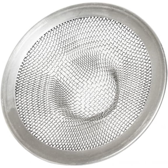 TrueCraftware- 2-7/8” Diameter Narrow Rim Sink Strainer Stainless Steel- Kitchen Mesh Strainer Kitchen Sink Drain Strainer Hair Catcher for Bathroom Sink Utility Slop Laundry