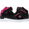 thumbnail image 2 of DC Shoes Girls Pure High Elastic Lace High-Top Shoes Black/Pink/Black - ADGS300092-KPK BLACK/PINK/BLACK, 2 of 2