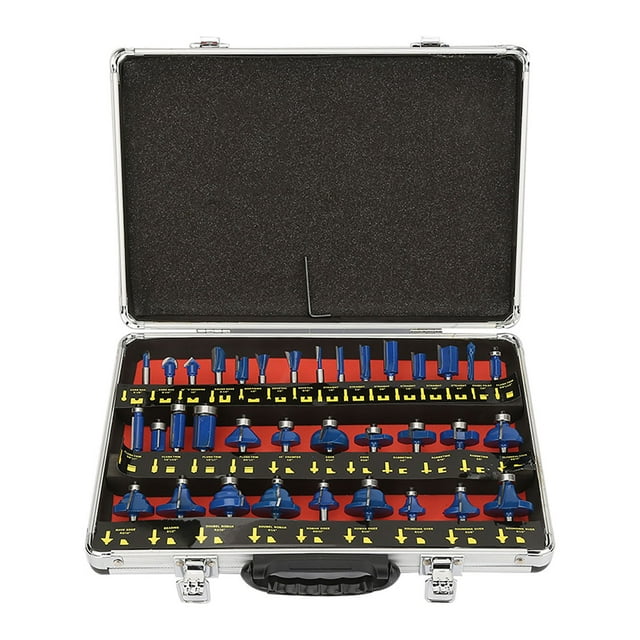 Router Bits Set,35pcs 1/4 Router Bits Router Bit Router Bit High Capacity