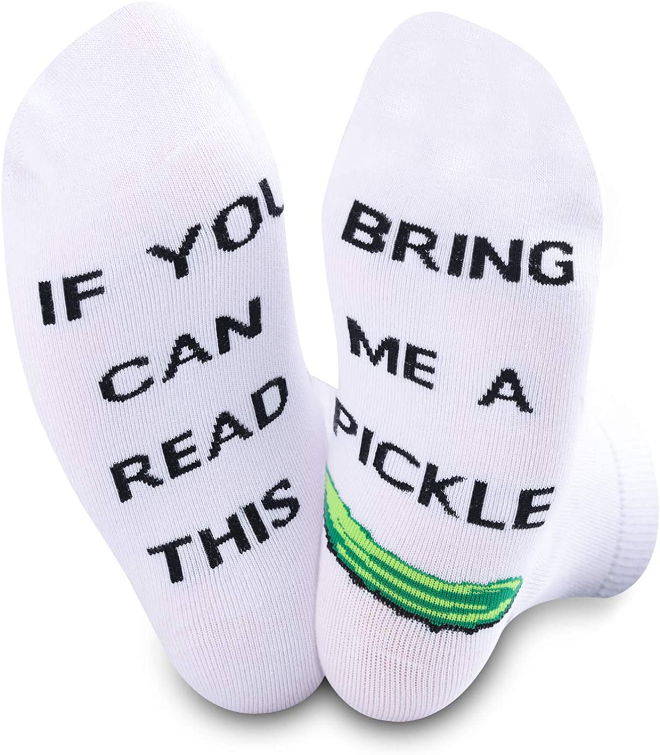 6 Paar Lustige Gurkensocken – Mit Geschenkbox & Sprüchen Wie „Just Dill With It“ – Für Frauen & Männer